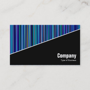 Diagonal V3 - Black - Abstract 120716(012) Business Card