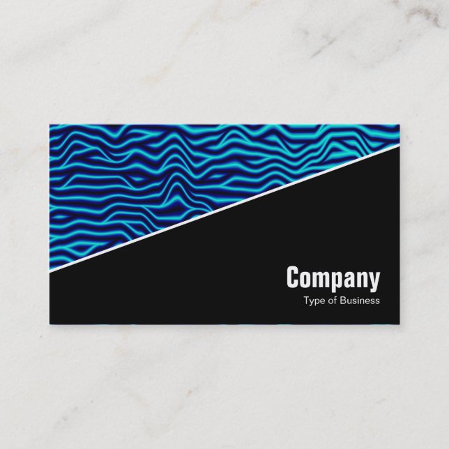 Diagonal V3 - Black - Abstract 120716(06) Business Card (Front)
