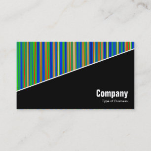 Diagonal V3 - Black - Abstract 130716(03) Business Card