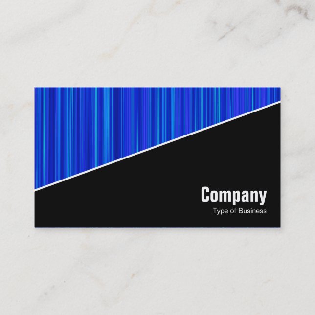 Diagonal V3 - Black - Abstract 130716(05) Business Card (Front)