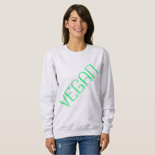 Diagonal "VEGAN" Women's Sweatshirt