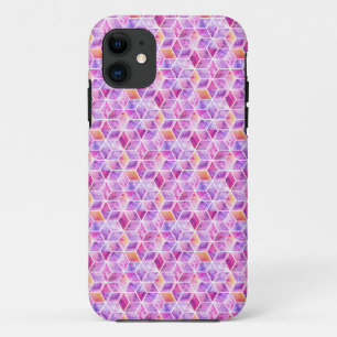Diagonal Watercolor Colorful Case-Mate iPhone Case