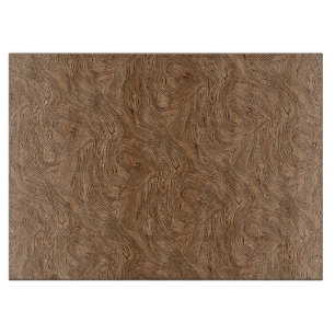 Diagonal Woodgrain Texture Glass Cutting Board