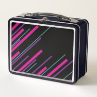 Diagonals - Pink, Purple, Blue and Black