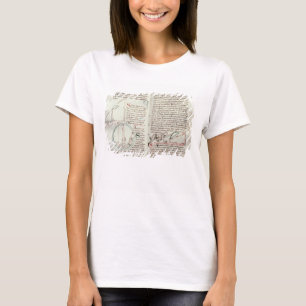 Diagrams of measurements and text (vellum) T-Shirt
