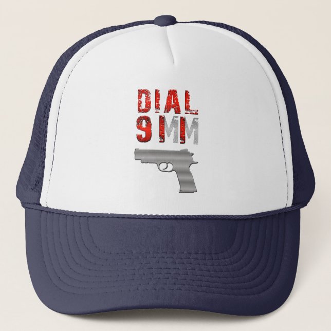 Dial 911 trucker hat (Front)