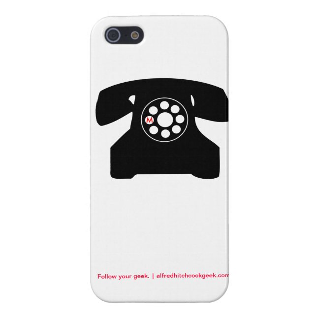 Dial M for Murder iPhone Case (Back)