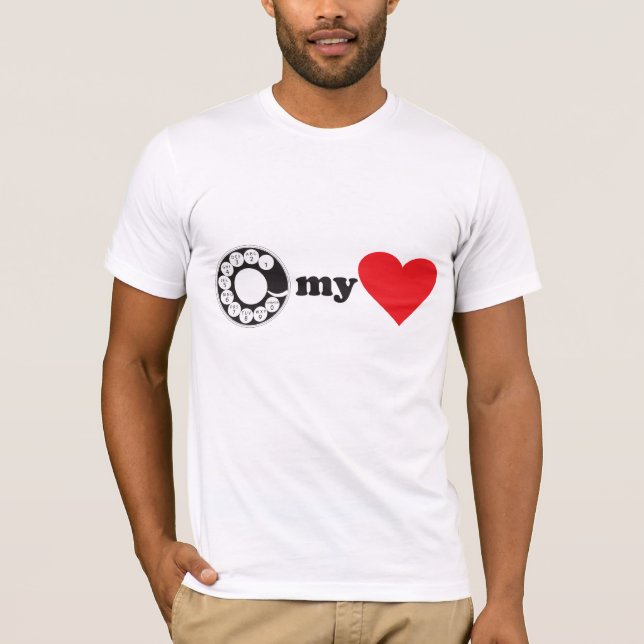 Dial my heart T-Shirt (Front)
