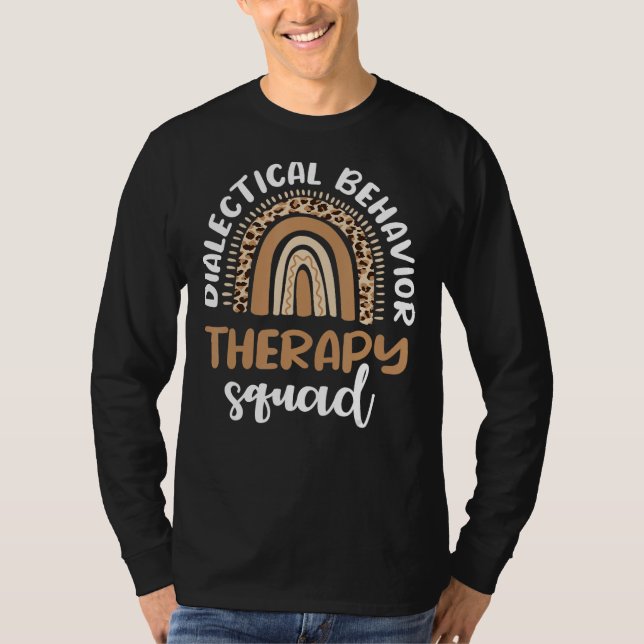 Dialectical behaviour Therapy Squad Therapist DBT T-Shirt (Front)