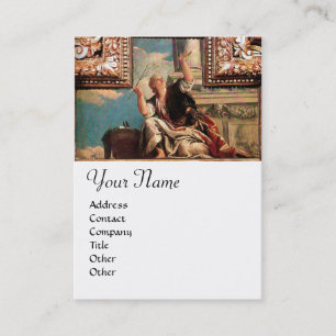 DIALECTICS, blue green brown,white Business Card