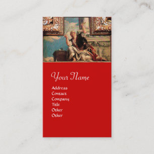 DIALECTICS / Renaissance Allegory, Red Business Card