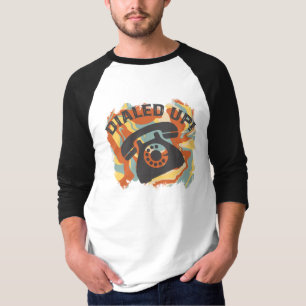 Dialed Up, Funny Old Phone T-Shirt