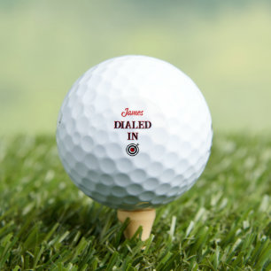 Dialled In -Name/ Initial Golf Balls