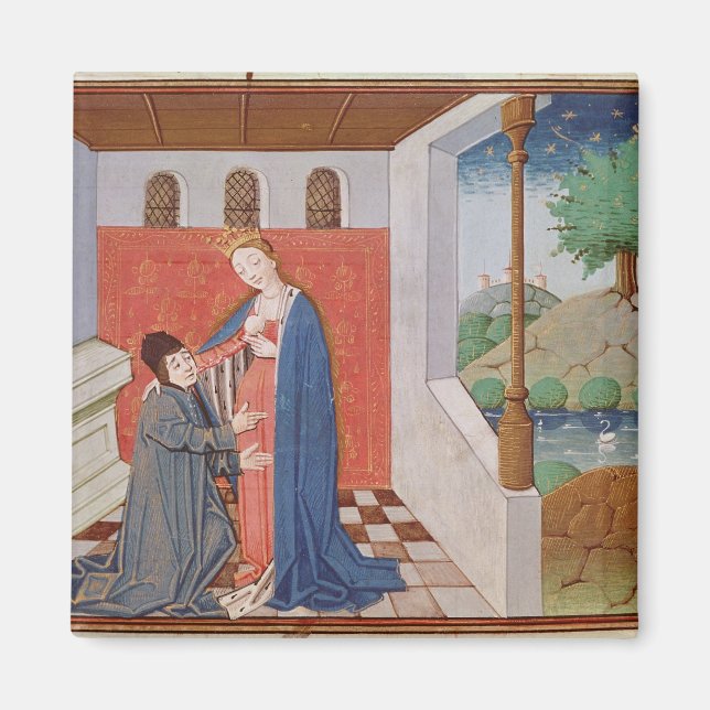 Dialogue between Boethius and Philosophy Magnet (Front)