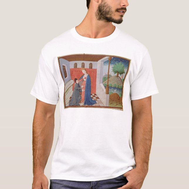 Dialogue between Boethius and Philosophy T-Shirt (Front)