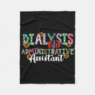 Dialysis Administrative Istant Dialysis Nurse - Un Fleece Blanket