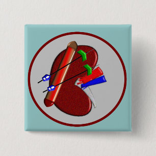 Dialysis And Kidney Design Gifts 15 Cm Square Badge