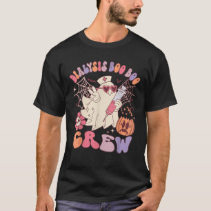 Dialysis Boo Crew Funny Nephrology Nurse Halloween T-Shirt