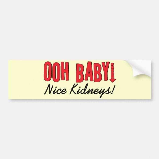 Dialysis Humour Gifts & T-shirts Bumper Sticker (Front)