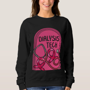 Dialysis Nurse Dialysis Tech Pink Stethoscope Tee