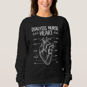 Dialysis Nurse Essentials Dialysis Nursing Badge R Sweatshirt