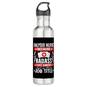 Dialysis Nurse - Funny Nephrology Nurse Kidney 710 Ml Water Bottle