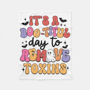 Dialysis Nurse Halloween Remove Toxin Kidney Dialy Fleece Blanket