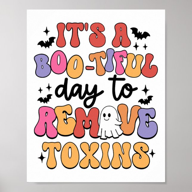 Dialysis Nurse Halloween Remove Toxin Kidney Dialy Poster (Front)