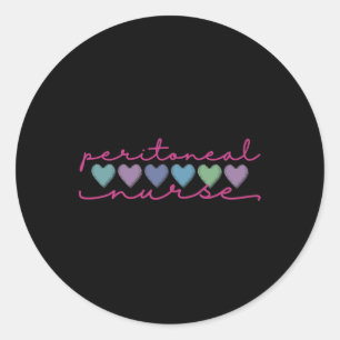 Dialysis Nurse Kidney Disease Fun Nursing 2  Classic Round Sticker