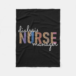 Dialysis Nurse Manager Nephrology Nursing Renal Fleece Blanket