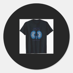 Dialysis Nurse Miracle Maker 4 Hours At A Time Gif Classic Round Sticker