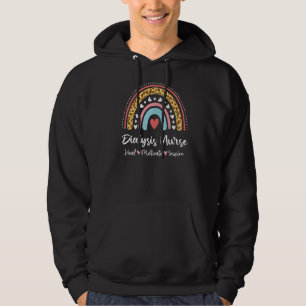 Dialysis Nurse Nephrology Nursing Student Rainbow Hoodie