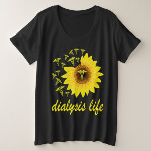 Dialysis nurse Patient Care Nephrology Technician Plus Size T-Shirt