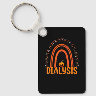 Dialysis Nurse Rainbow Halloween Costume Dialysis Key Ring