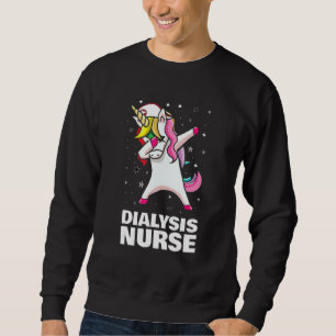 Dialysis Nurse Unicorn Sweatshirt