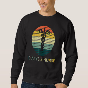 Dialysis Nursing US Flag Patriotic Nephrology Nurs Sweatshirt