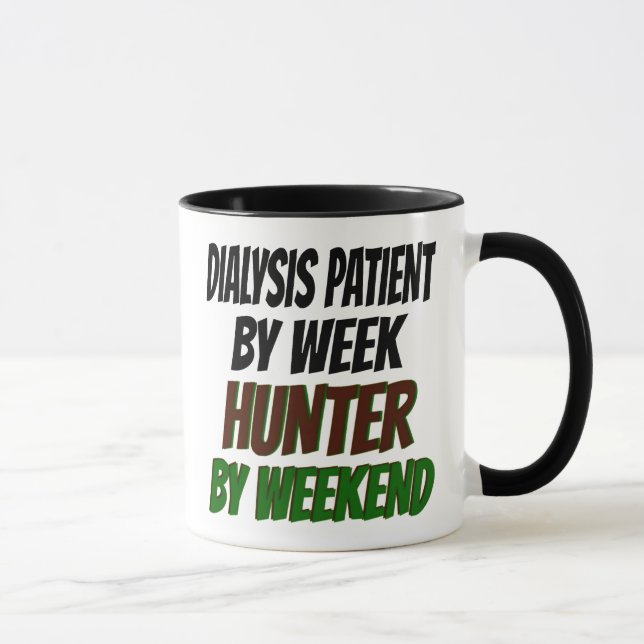 Dialysis Patient Loves Hunting Mug (Right)