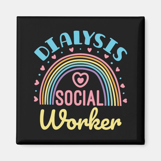 Dialysis Social Worker Renal LCSW Magnet (Front)