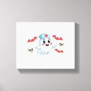 Dialysis Spooky Squad Renal Halloween Nephrology N Canvas Print