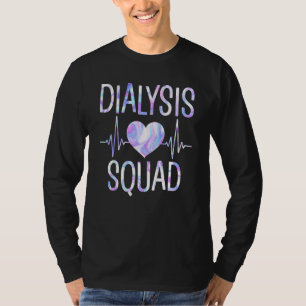 Dialysis Squad Funny Nephrology Hemodialysis Tech  T-Shirt