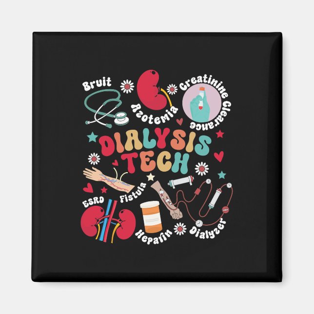 Dialysis Tech Dialysis Technician Appreciation Kid Magnet (Front)