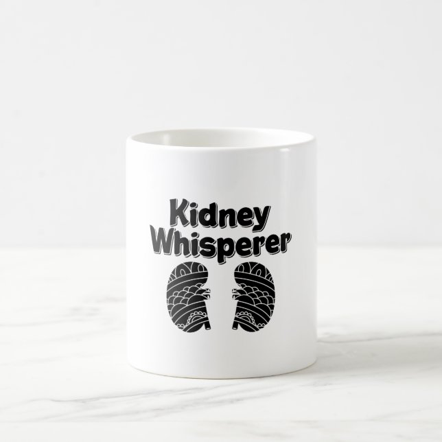 Dialysis Tech Nurse Kidney Whisperer Nephrology Coffee Mug (Center)
