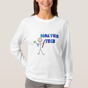 Dialysis Tech STICK MAN Design T-Shirt