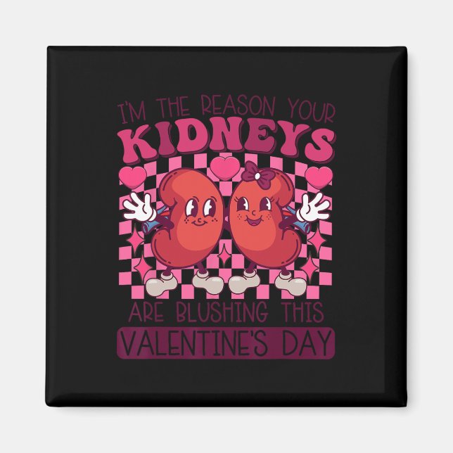 Dialysis Technician Groovy Rn Nephrology Nurse Val Magnet (Front)