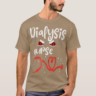 Dialysis Technician Nephrology Nurse Christmas 202 T-Shirt