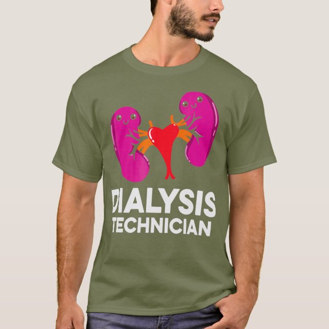 Dialysis Technician Training Nephrology Tech T-Shirt (Front)