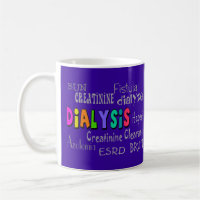 Dialysis Terminology Gifts Keychain purple Magnet