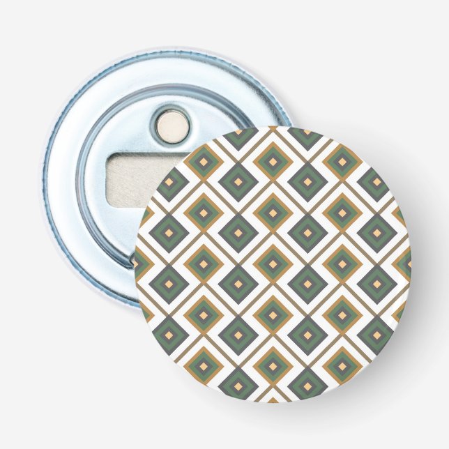Diamante in green bottle opener (Front)