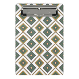 Diamante in green mini clipboard