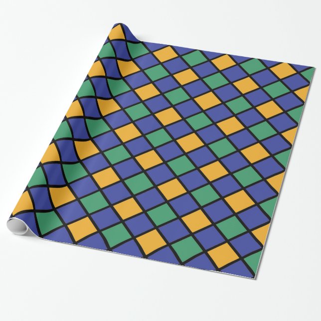 Diamond #84 wrapping paper (Unrolled)